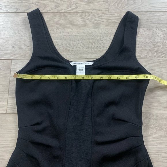 Diane von Furstenberg Black Ulani Stretch Midi Dress - Picture 15 of 16